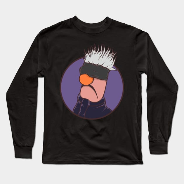 Muppet Beaker x Gojo Satoru X2 Long Sleeve T-Shirt by Nashesa.pol